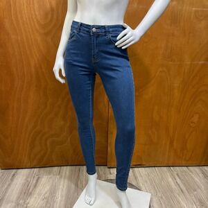 Shein Women's Mid Rise Skinny Blue Denim Size 27